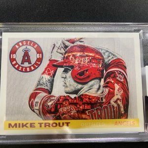 Topps Project 70, Mike Trout Baseball Card by Lauren Taylor, #159